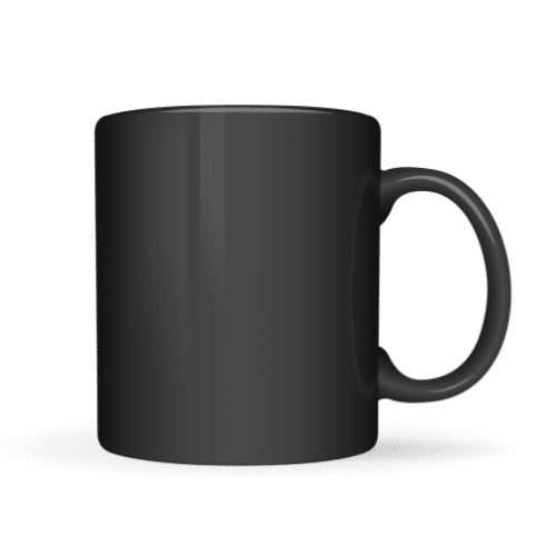taza negra personalizable la purisima design